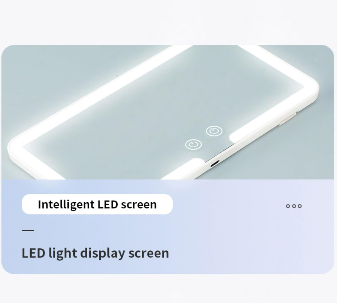 Espejo Maquillaje con Luz Led Para Coche