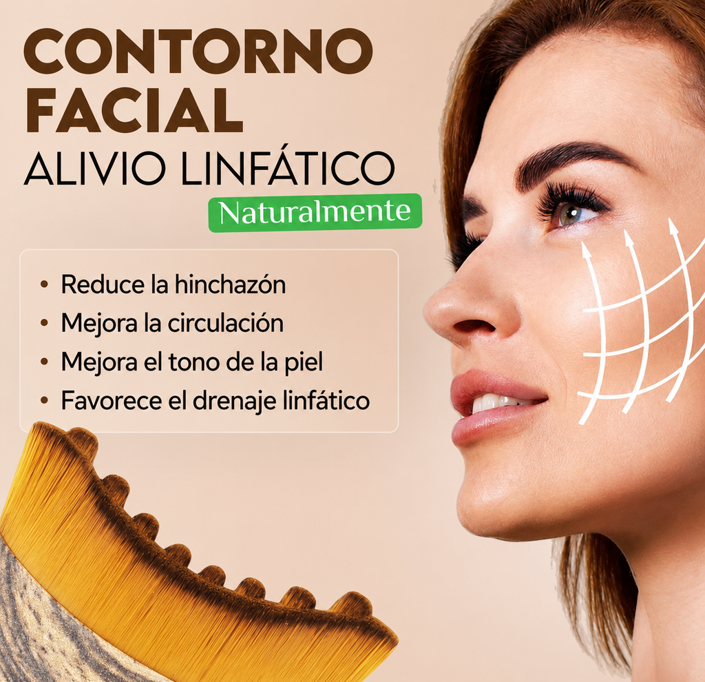Cepillo Facial Para Contorno Linfatico