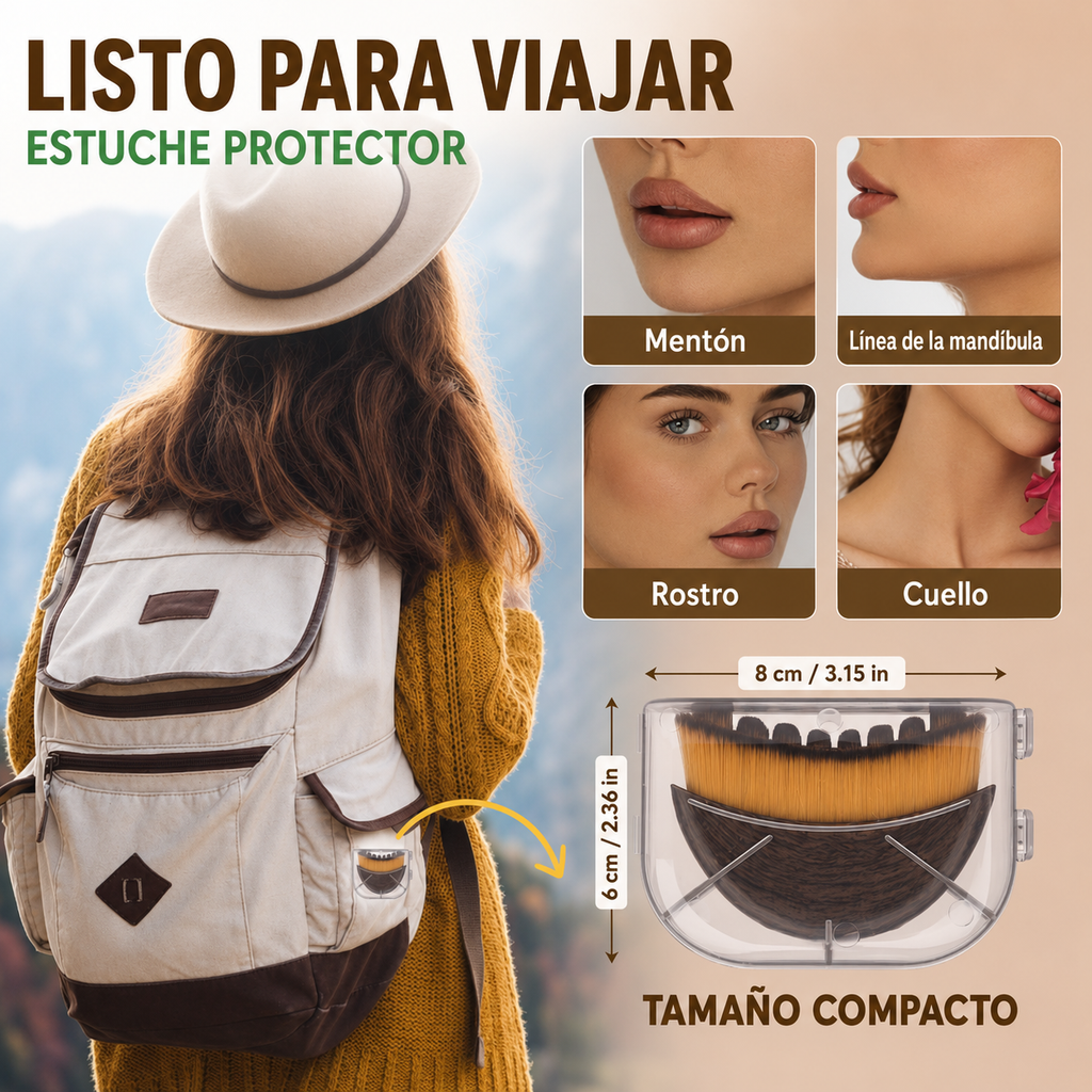 Cepillo Facial Para Contorno Linfatico