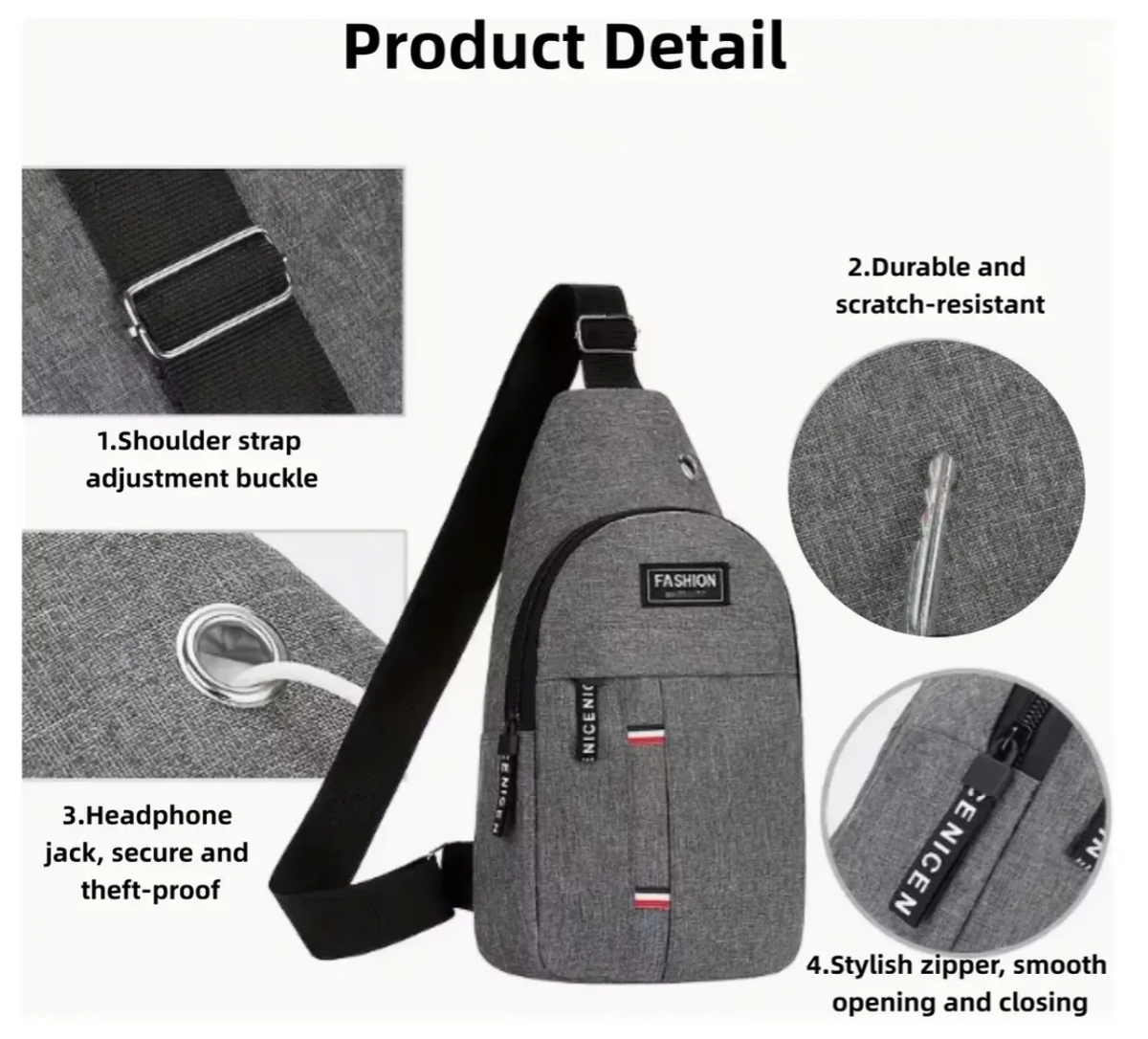 Mochila Pechera Cruzada Hombro