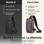 Mochila Antirrobo con USB Impermeable — vista 2