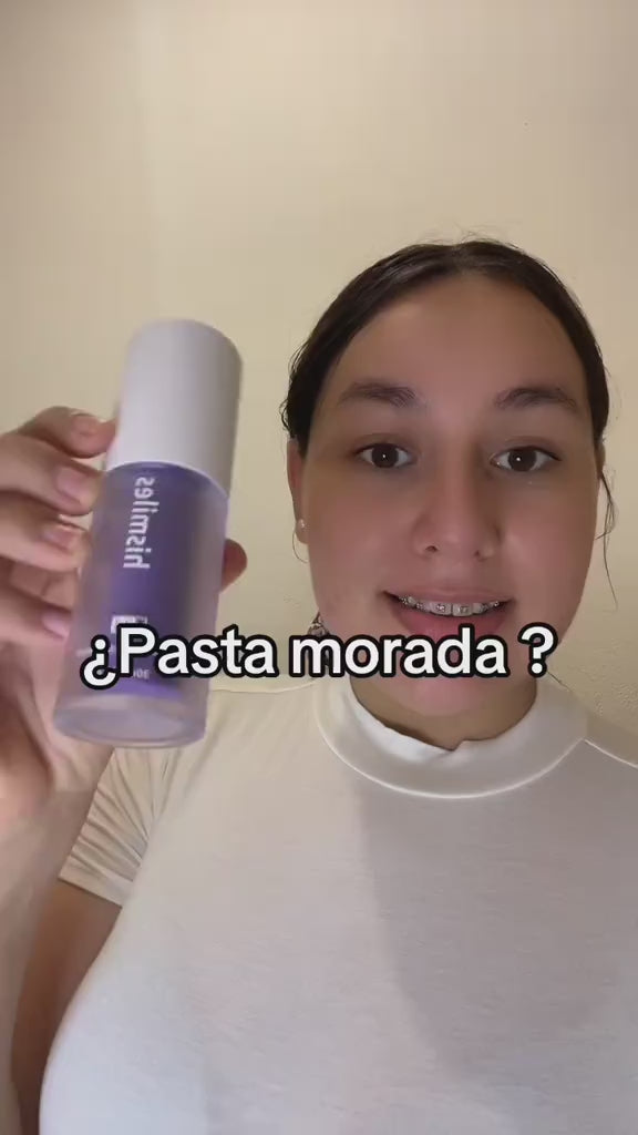 Pasta Hismiles Morada Blanqueador Dental